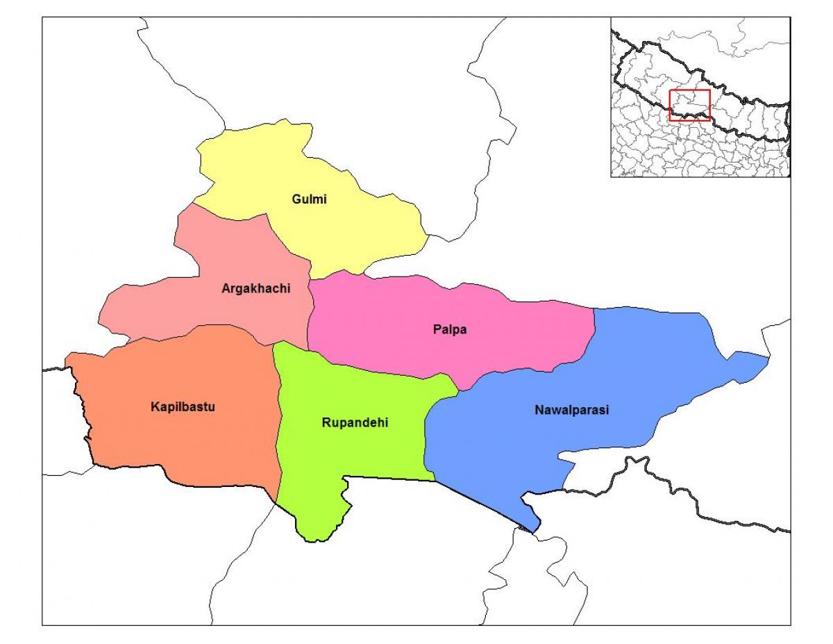지도 rupandehi 네팔