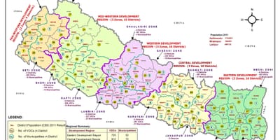 지도 gis 네팔